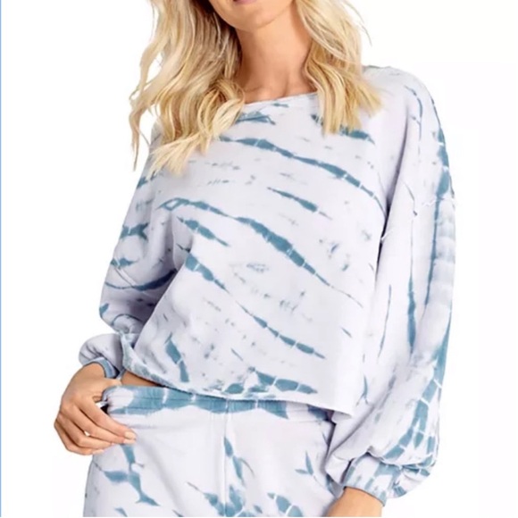 Wildfox Olivia Tie-Dye Sweatshirt oversized lightweight cozy small - Picture 1 of 12